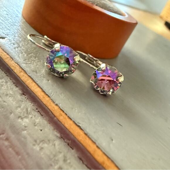 Sabika LIKE Silver Tone Dangle Earrings - Picture 3 of 8